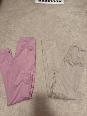 2/15$ Black heart equestrian ridding leggings stone